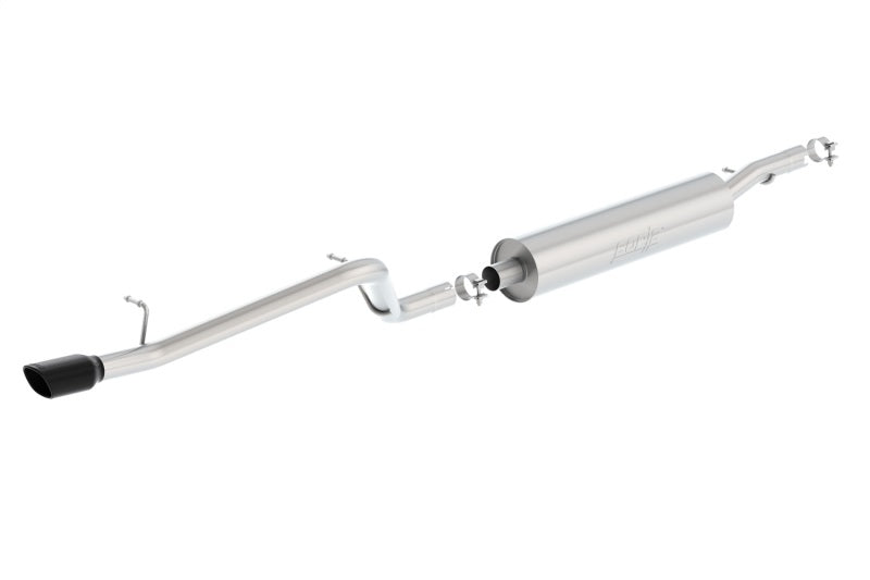 Borla 140479BC Dirt Sport Cat-Back Exhaust System for 2012-2018 Jeep Wrangler JKU 3.6L V6 4WD