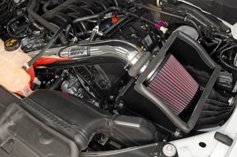 K&N Engineering 77-2591KP Cold Air Intake System for 2015-2016 Ford F-150 5.0L V8 F/I