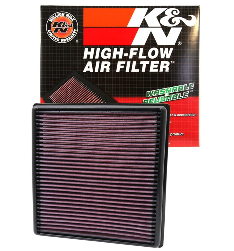 K&N Replacement High-Flow Air Filter for 2011-2012 Dodge Avenger, Dodge Journey, Chrysler 200 - Part Number 33-2470