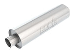 Borla Heavy Duty Truck Muffler - 3 Inch Center-Inlet/Outlet, 24-Inch Length, Notched Design