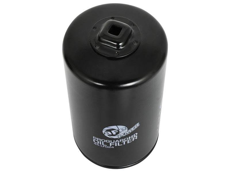 aFe ProGuard D2 Oil Filter Part Number 44-LF024 for Ford Super Duty 6.7L Diesel Engines