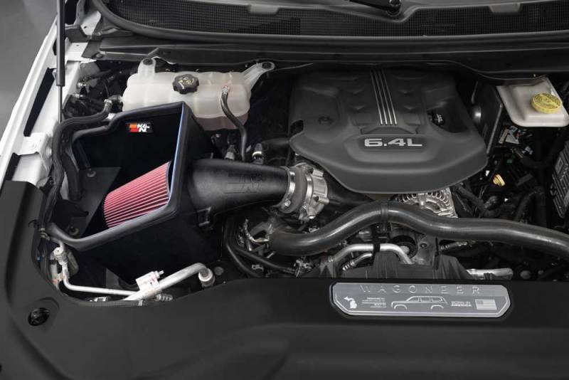 K&N Engineering 63-1590 Performance Cold Air Intake System for 2022-2023 Jeep Grand Wagoneer V8-6.4L