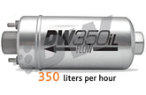 DeatschWerks 350 LPH DW350iL In-Line External Fuel Pump – High-Flow Performance for Automotive Applications