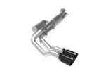 aFe Rebel Series 3-Inch 409 Stainless Steel Cat-Back Exhaust System with Black Tips for Ford F-250/F-350 2017-2020 V8 6.2L/7.3L
