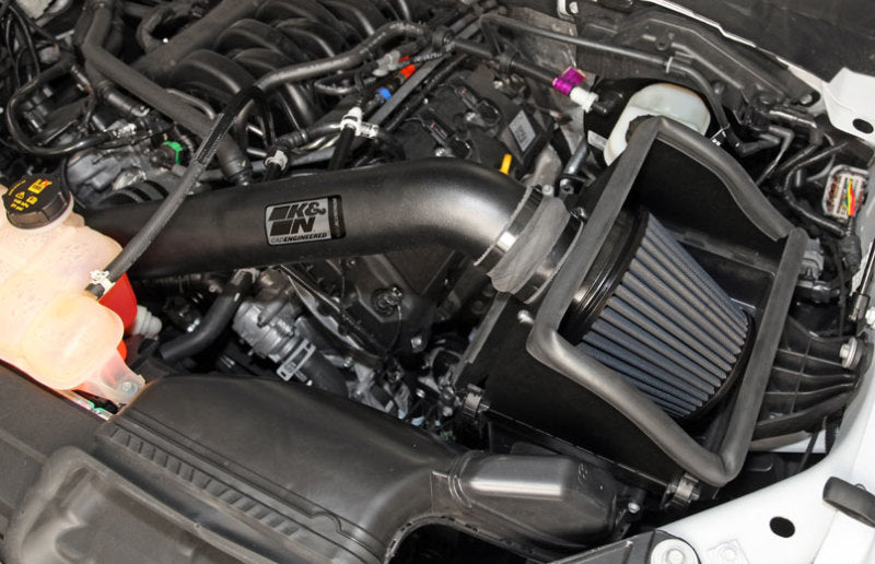 K&N Engineering Blackhawk Performance Intake Kit for 2015-2016 Ford F-150 5.0L V8