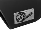 aFe MACH Force-Xp 5-inch Stainless Steel Exhaust Tip with Black Finish, Left Side Exit