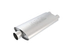 Borla ProXS 3-Inch Inlet Dual 2.25-Inch Outlet Oval Muffler with Reversible Design