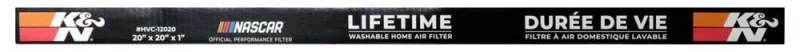 K&N HVAC Filter - 20 x 20 x 1, Reusable Pleated Synthetic Air Filter with MERV 11 Rating