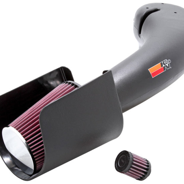 K&N Engineering 57-3027 High-Flow Cold Air Intake Kit for 1988-1995 GMC C/K Pickups with V8-7.4L Engine