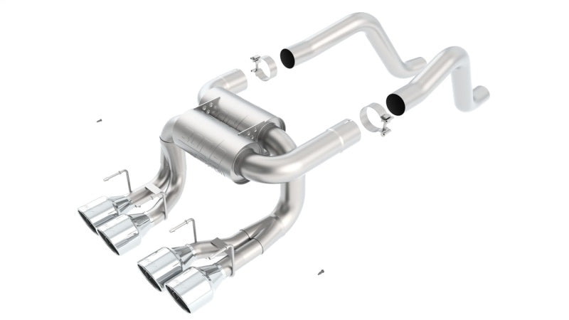 Borla ATAK Exhaust System for Chevrolet Corvette Z06/ZR1 2006-2013 – Aggressive Sound with 4.25-inch Stainless Steel Tips
