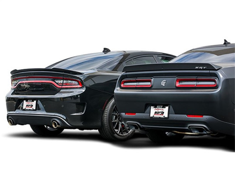 Borla ATAK Cat-Back Exhaust System for 2015-2023 Dodge Challenger SRT Hellcat 6.2L V8 with Valve Simulators