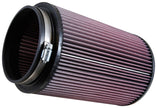 K&N Engineering Universal Rubber Air Filter with 5-inch Flange ID, 6.5-inch Outer Diameter, and 10-inch Height