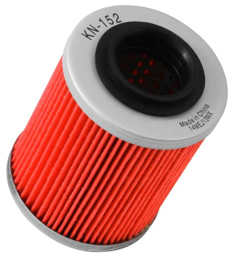K&N Engineering Powersports Cartridge Oil Filter KN-152 for Aprilia, Bombardier, Can-Am, Ski Doo