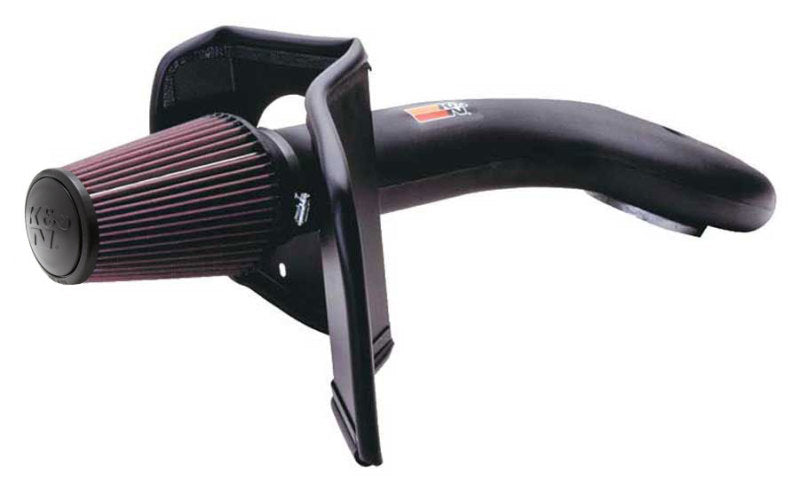 K&N Engineering 57-1517-2 High-Flow Cold Air Intake System for Dodge Dakota (2000-2003) with 5.2L/5.9L V8 Engines