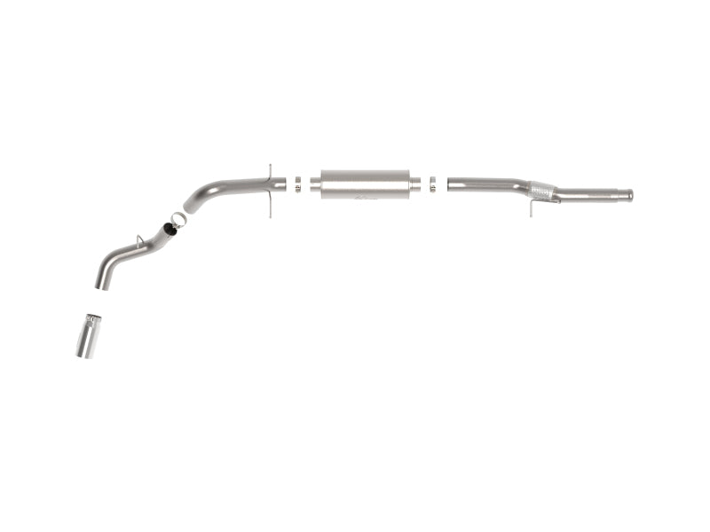 aFe Apollo GT Series 4-inch 409 Stainless Steel Cat-Back Exhaust System with Polished Tip for Chevrolet Silverado and GMC Sierra 1500 (2014-2016)