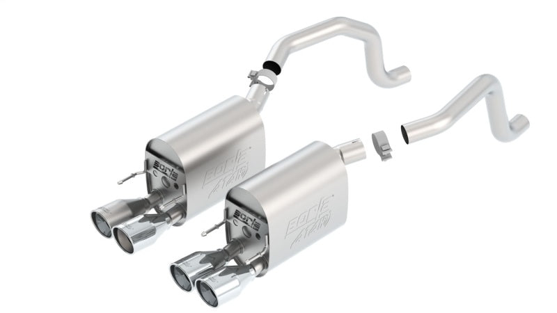 Borla ATAK Exhaust System for 2009-2013 Chevrolet Corvette C6 6.2L V8 – Aggressive Sound and Premium Performance