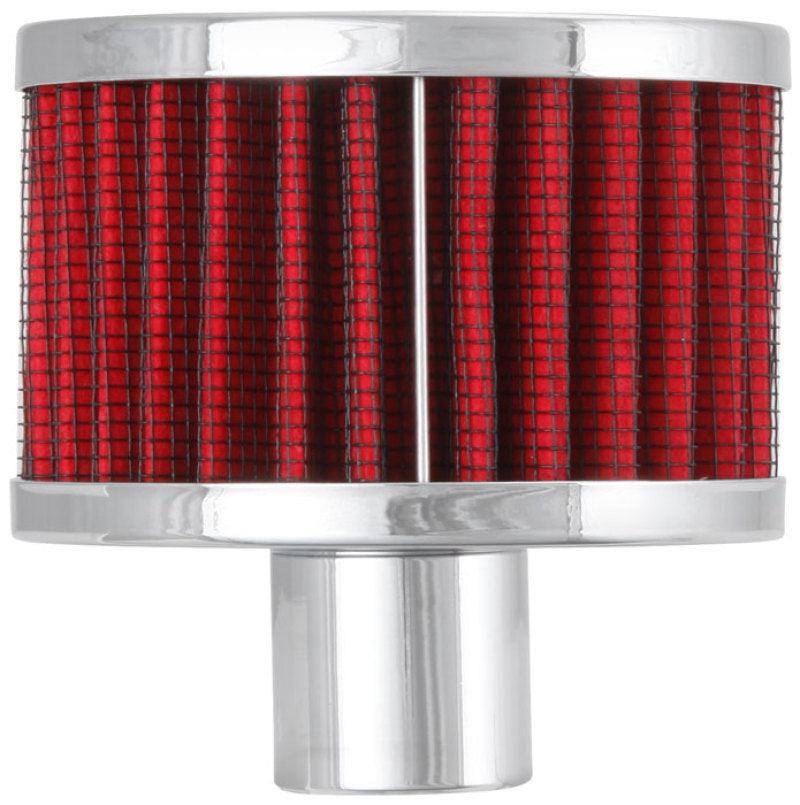 K&N Engineering 62-1170 Chrome Plated 1-Inch Diameter Crankcase Vent Filter for Classic and Racing Engines