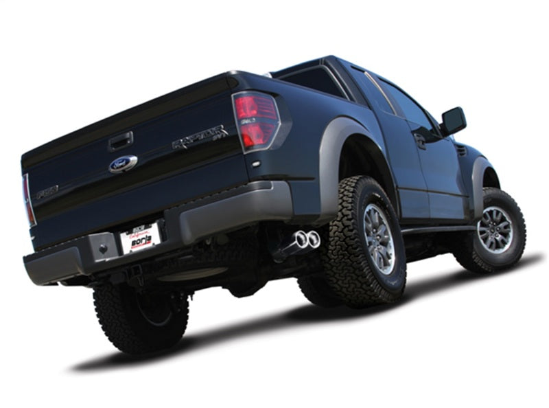 Borla 140383 Cat-Back Exhaust System for 2010-2014 Ford F-150 SVT Raptor and Harley Davidson Edition 6.2L V8
