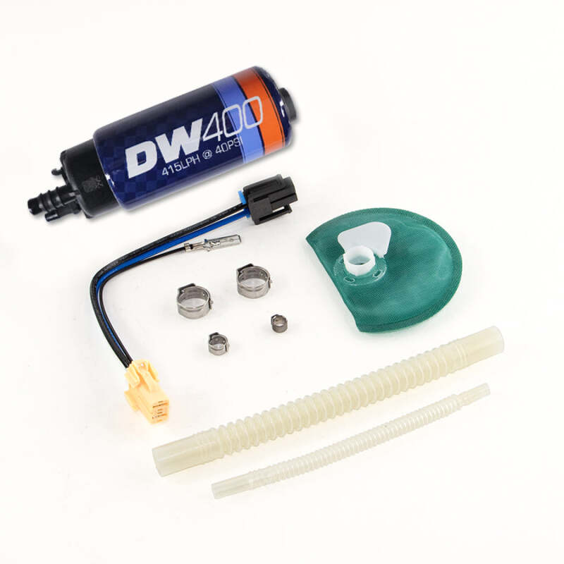 DeatschWerks 415LPH DW400 In-Tank Fuel Pump with 9-1046 Install Kit for 2011-2014 Ford Mustang V6/GT