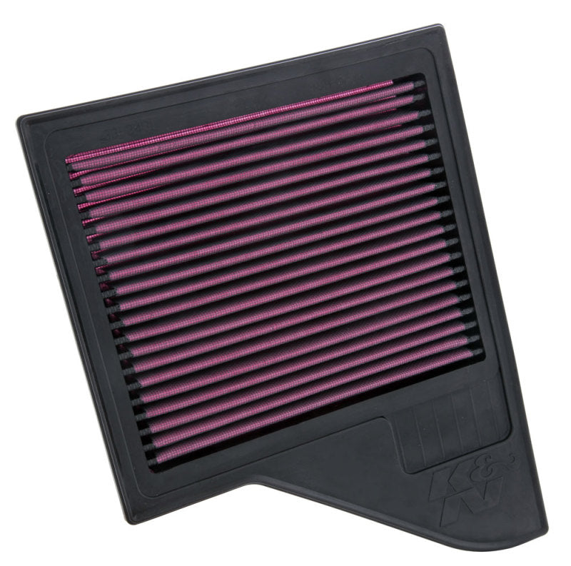 K&N Engineering 33-2431 High-Flow Drop-In Air Filter for Ford Mustang GT 4.6L V8