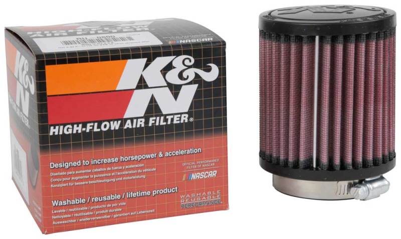 K&N Engineering Universal Air Filter Part RU-0800 – 2 3/8 inch Flange by 3 1/2 inch Outer Diameter, 4 inch Height