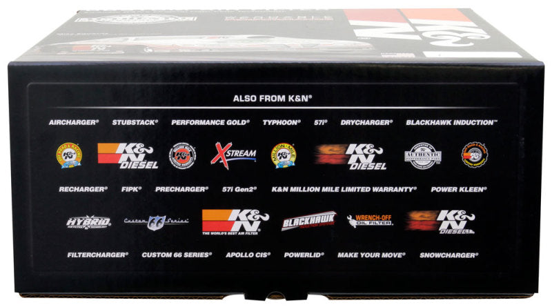 K&N Engineering E-3760 Replacement Drop-In Air Filter for Improved Performance