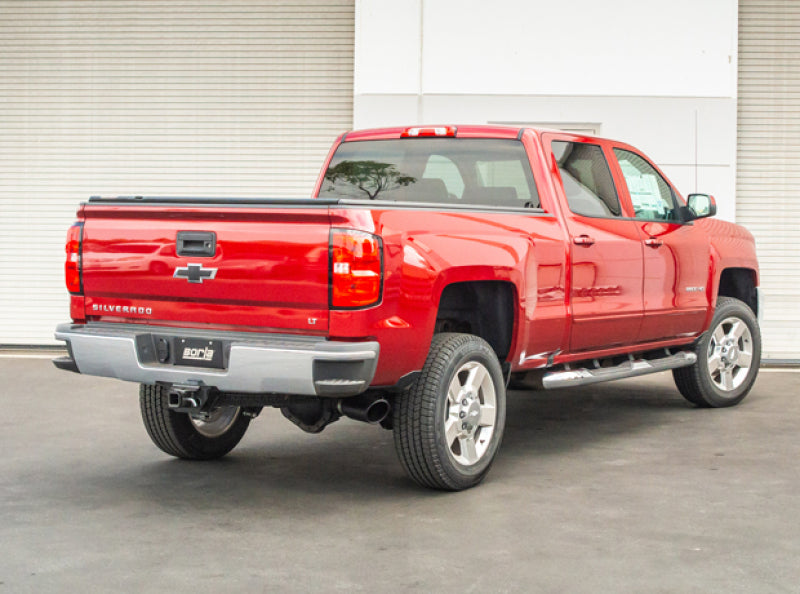 Borla S-Type Cat-Back Exhaust System for 2015-2019 Chevrolet Silverado 2500/3500 and GMC Sierra 2500/3500 with 6.0L V8 and Standard Bed