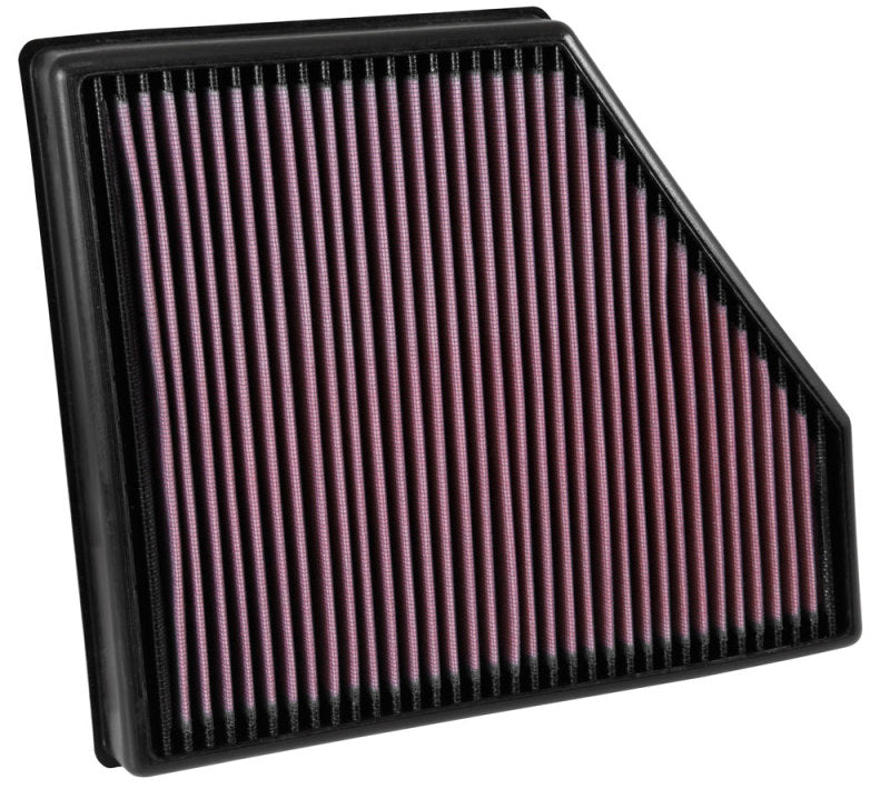 K&N Engineering 33-5047 High-Flow Reusable Air Filter for Chevrolet Camaro SS 6.2L