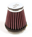 K&N Engineering Universal Chrome Air Filter Part RC-1060 – 1 15/16 inch Flange, 3 inch Base, 2 inch Top, 3 inch Height