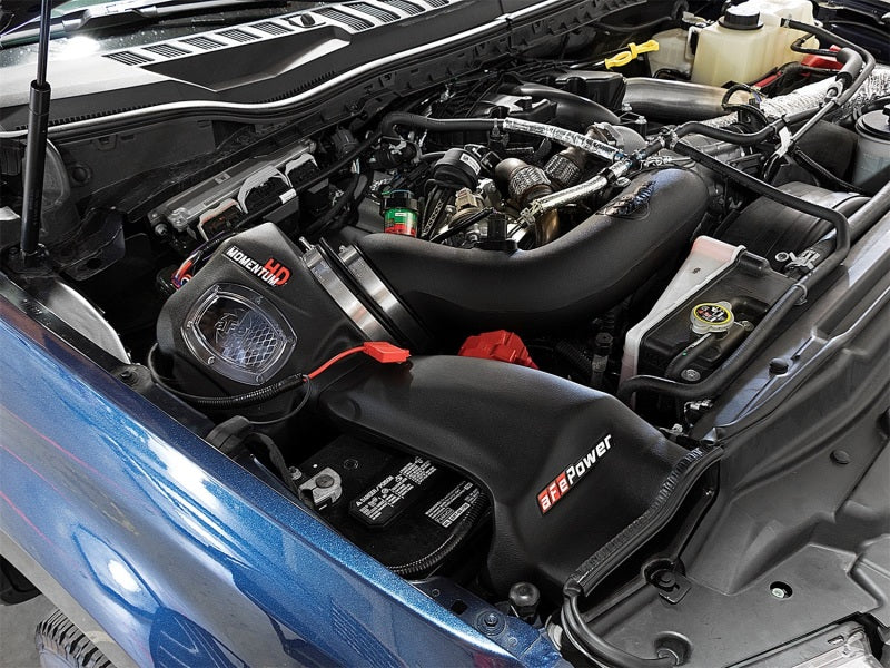 aFe Momentum HD Pro 10R Cold Air Intake System for 2017 Ford F-250 and F-350 Diesel Trucks V8 6.7L