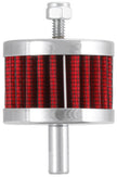 K&N Engineering Steel Base Crankcase Vent Filter with 3/8 inch Tube - Classic Car & Racing Application