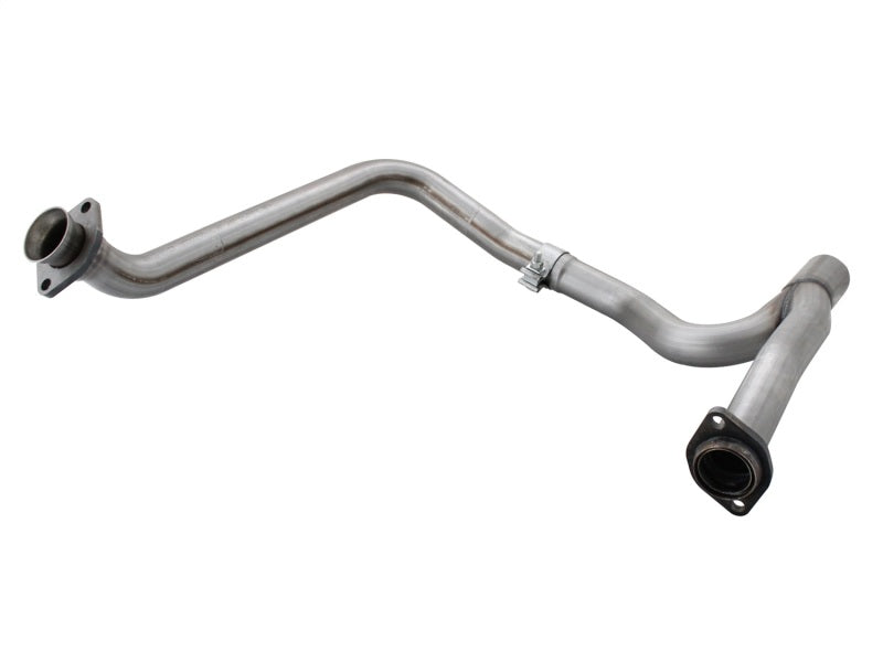 aFe Power Twisted Steel Y-Pipe for Jeep Wrangler 2012-2018 V6 3.6L - Stainless Steel Mandrel-Bent Exhaust Connection