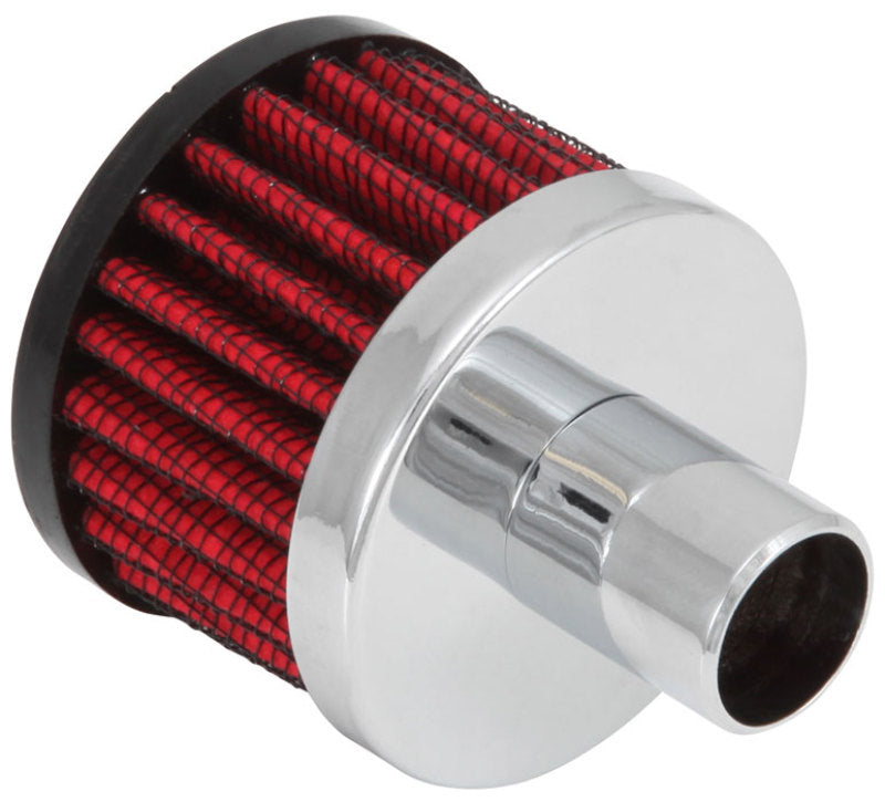 K&N Engineering 62-1030 Steel Base Crankcase Vent Filter with Reusable Synthetic Media