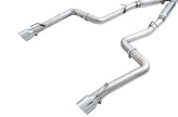 AWE Tuning Track Edition Exhaust for 2015+ Dodge Charger 6.4L/6.2L with Chrome Silver Tips