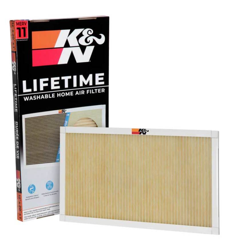 K&N HVAC Filter - 12 x 20 x 1, Reusable Pleated Synthetic Filter with MERV 11 Rating