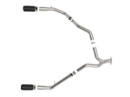 aFe Large Bore-HD 3 in Stainless Steel DPF-Back Exhaust System with Black Tips for Ram 1500 (2020-2021)