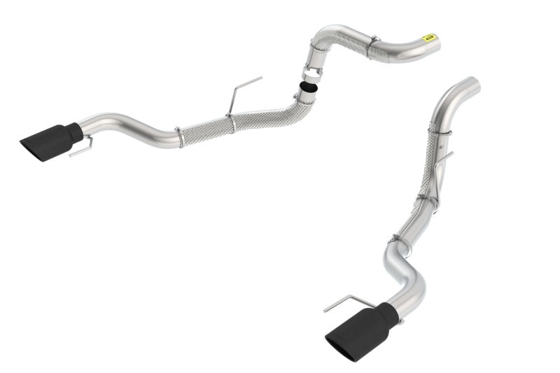Borla 60640BC 3-Inch Black Chrome Tail Pipe Assembly for Ford F-150 (2017-2026) with T-304 Stainless Steel Tips