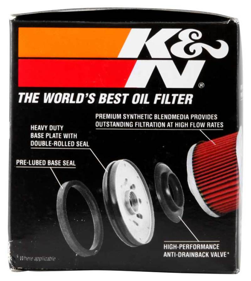 K&N Engineering Powersports Oil Filter Part KN-153 for Ducati and Cagiva Vehicles