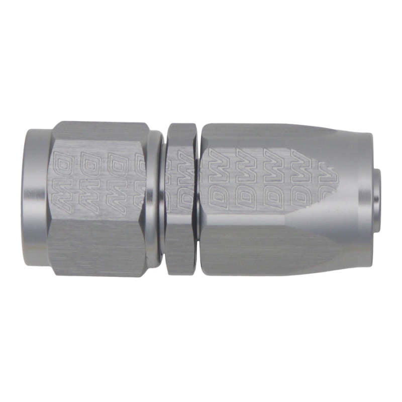 DeatschWerks 8AN Female Swivel Straight Hose End CPE - Anodized DW Titanium