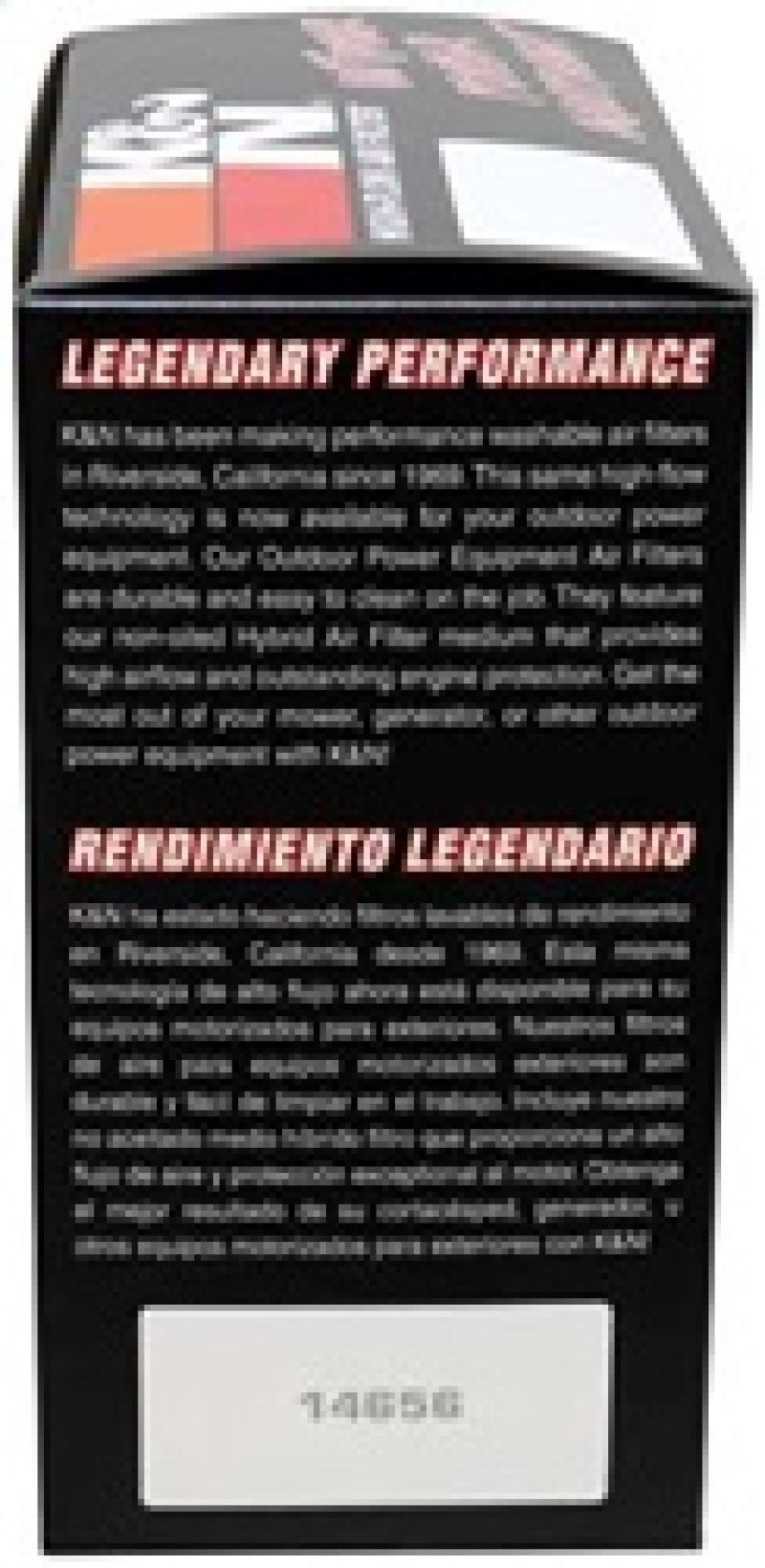 K&N E-4665 Replacement Synthetic Air Filter for Lawn Equipment and Small Engines