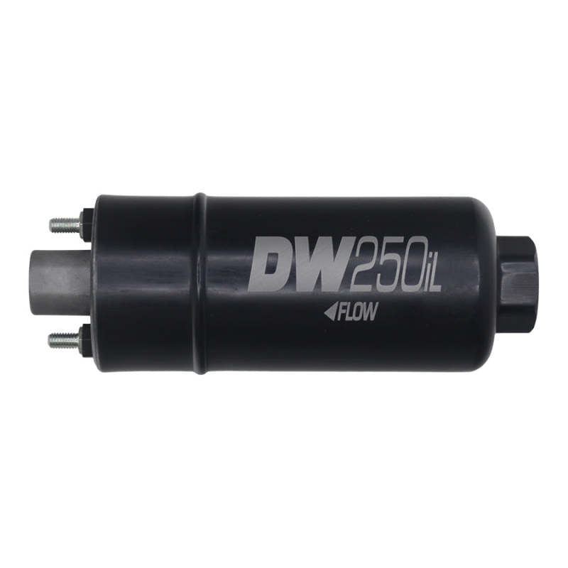 DeatschWerks 250LPH In-Line External Fuel Pump - High-Flow Fuel Delivery for Automotive Performance