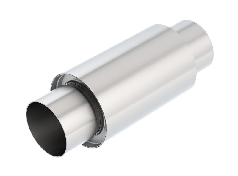 Borla XR-1 Sportsman Shorty Racing Muffler with 3.5-inch Inlet/Outlet, 5-inch Round Body, 8-inch Length - Part Number 40004S