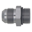 DeatschWerks 10AN ORB Male to 10AN Male Flare Adapter with O-Ring - Titanium Finish