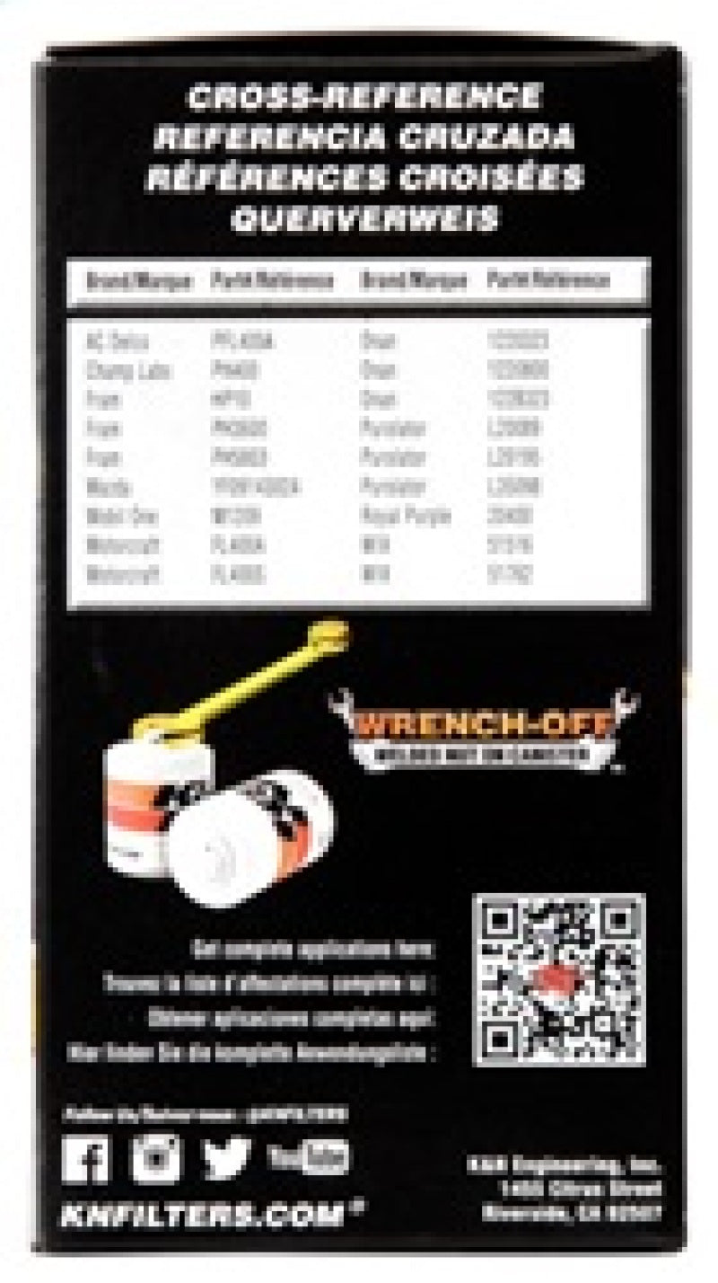 K&N Engineering HP-2009 Premium Oil Filter for Neon SRT-4 and Lotus Elise