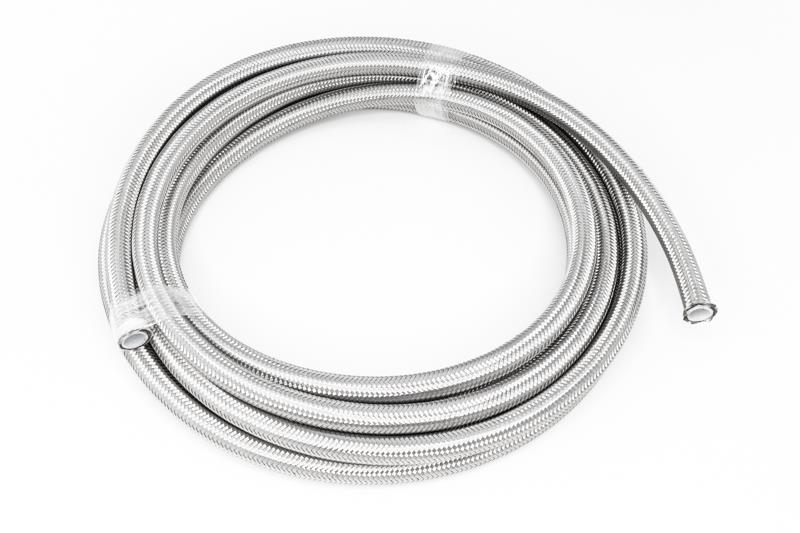 DeatschWerks 6AN Stainless Steel Double Braided PTFE Hose - 20 Feet