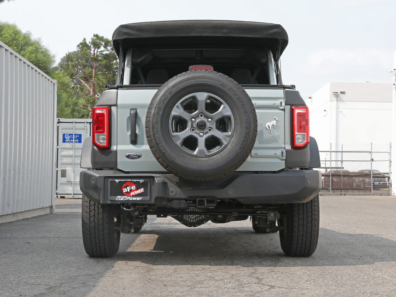 aFe Apollo GT Series 3-Inch 409 Stainless Steel Cat-Back Hi-Tuck Exhaust System for Ford Bronco 2021-2022
