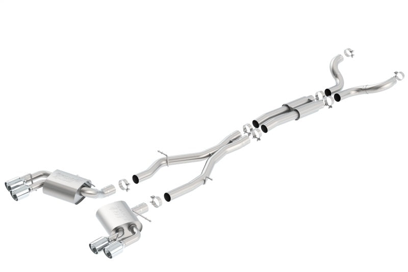 Borla 16-24 Chevrolet Camaro SS & LT1 6.2L V8 Dual Tip Cat-Back Exhaust System