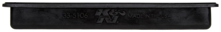 K&N Engineering 33-5106 High-Flow Reusable Air Filter for Jeep Wrangler and Gladiator 3.0L V6 Diesel