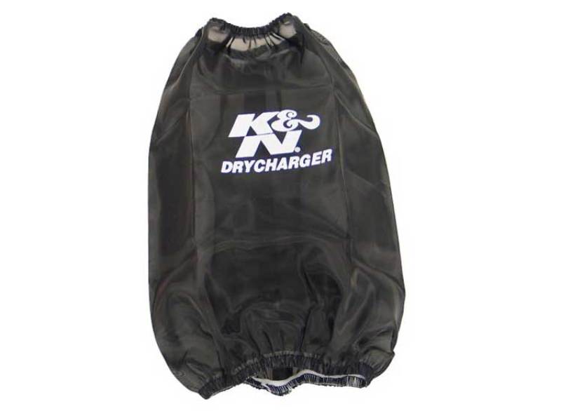 K&N Engineering Drycharger Round Tapered Air Filter Wrap 6.5-inch Base ID, 4.5-inch Top ID, 7-inch Height - Black