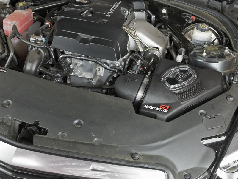 aFe Momentum GT Pro DRY S Stage-2 Cold Air Intake System for Cadillac ATS 2013-2016 with L4-2.0L Engine